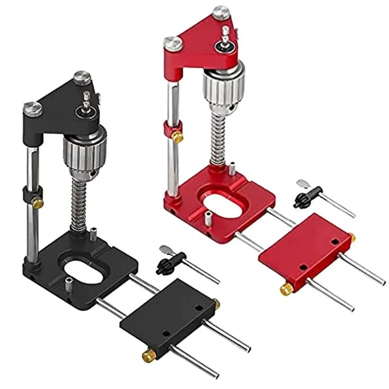 Imagem -06 - Alumínio Drill Locator para Casa Buraco Drill Guide Passador Jig Conveniente Labor Saving Woodworking Modelo de Perfuração Ferramenta Guia