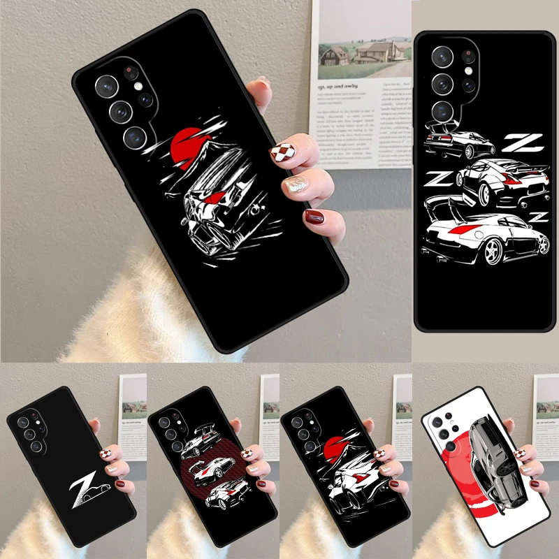 Cars 350Z Fairlady Phone Case for Samsung Galaxy note 10 pro S26 Ultra S23 S24 FE S25 S21 S22 PLUS shockproof Cove