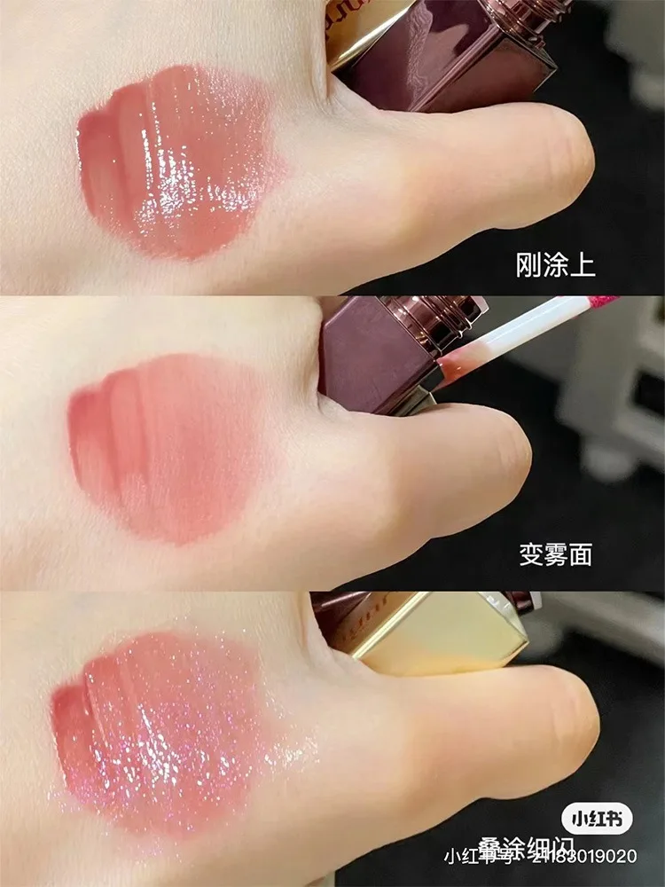 Haggard Zepter Double Ended Lip Glasur Spiegel Wassernebel Lip gloss matten Lippenstift feuchtigkeit spendend seltene Make-up Schönheit Frauen Make-up