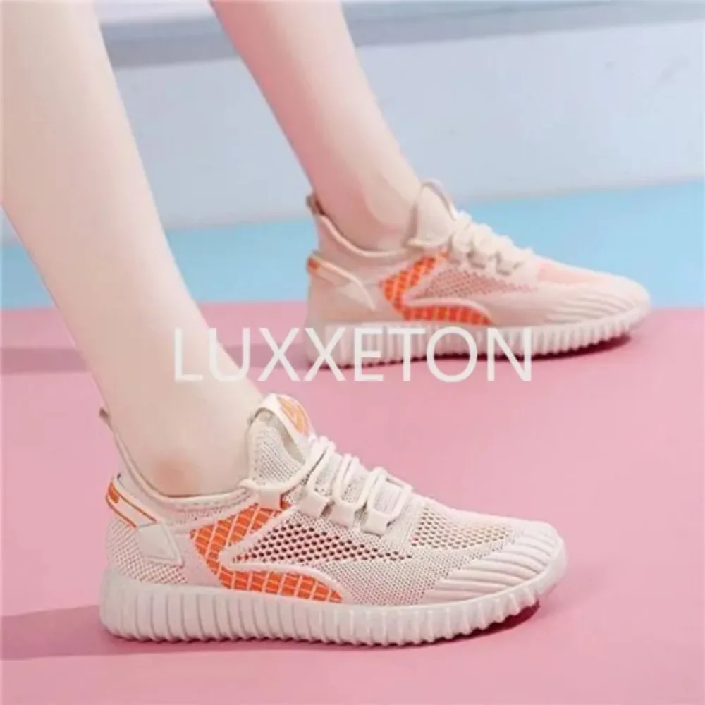 

2024 Spring/Summer Women's Mesh Breathable Fashion Casual Women's Comfortable Soft Sole Shallow Mouth Running and Sports Shoes