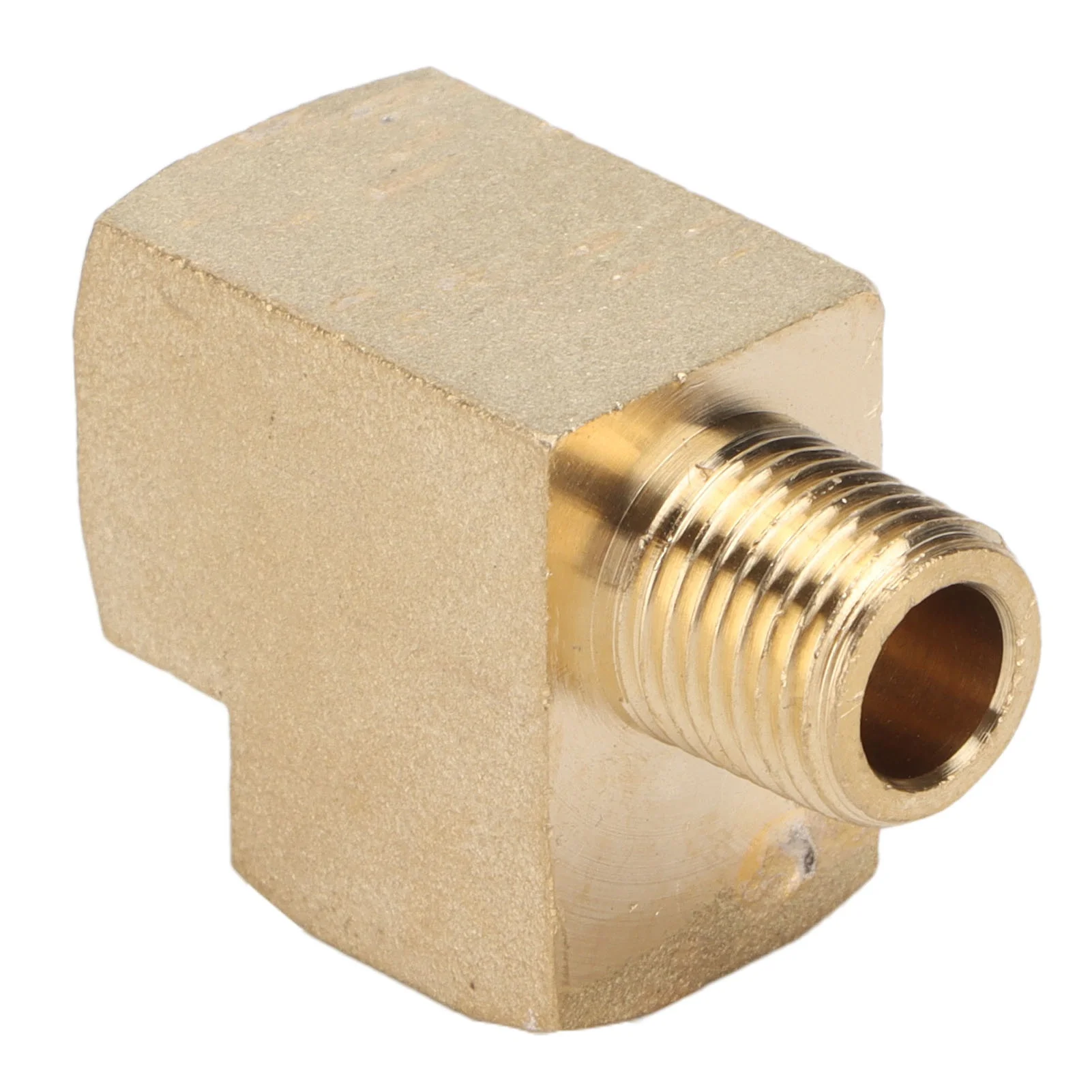 Brass Pipe Tee Car Solid Street Pipe External Thread 1/8in NPT Malex1/8in NPT 1000 PSI