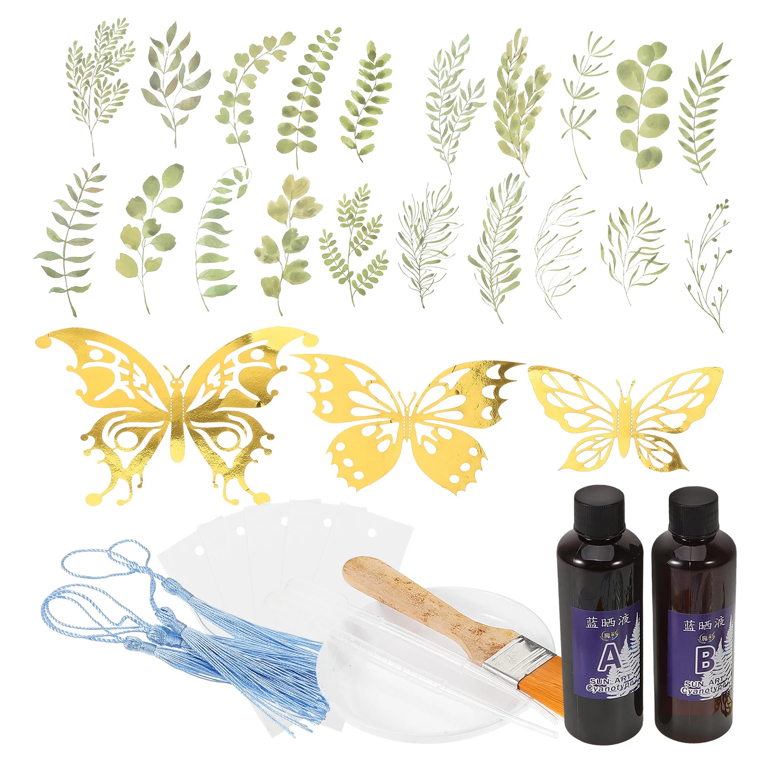 مجموعة مواد Cyanotype DIY ألوان نابضة بالحياة فريدة من نوعها لعشاق التصوير الفوتوغرافي أصباغ سائلة عملية مجموعة أساسية ألوان مائية #4