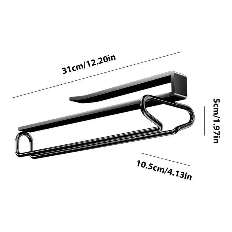Wine Glass Hangers Under Shelf Single Row Wine Glass Rack Wine Glass Holder Storage Hanger Drying Rack for Shelf Kitchen Bar