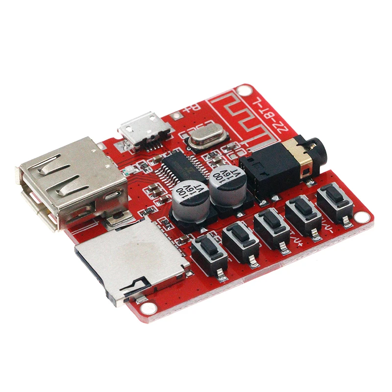 Bluetooth MP3 Modul Decoding Papan Penerima Audio Amplifier Speaker Mobil Lossless Modifikasi Bluetooth 4.1 Sirkuit DIY