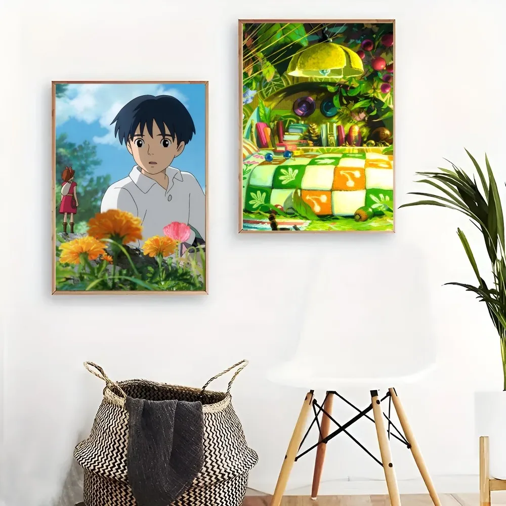 1pc HOT Cartoon C-Chiisana A-Arrietty Poster HD Posters Home Room Bar Cafe Decor Art Wall Painting Picture