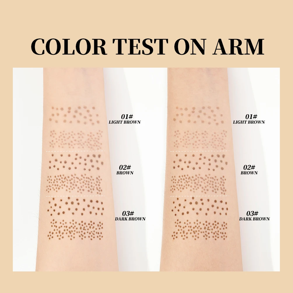 QIBEST 더블 엔드 주근깨 스탬프 펜 메이크업 2-IN-1 주근깨 씰 방수 얼굴 컨실러 컨투어 내추럴 주근깨 펜슬