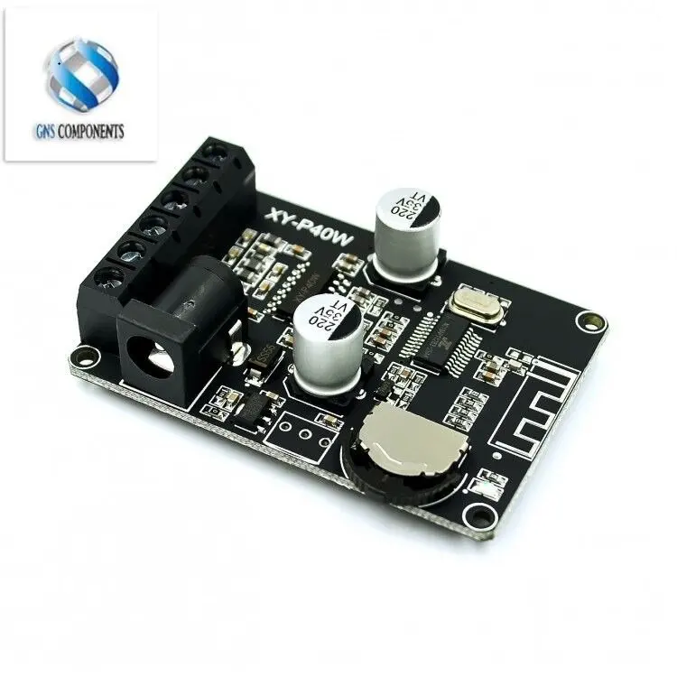 10W/15W/20W/30W/40W Stereo for Bluetooth 5.0 Power Amplifier Board Module 12V/24V High Power Digital Amplifier XY-P15W XY-P40W