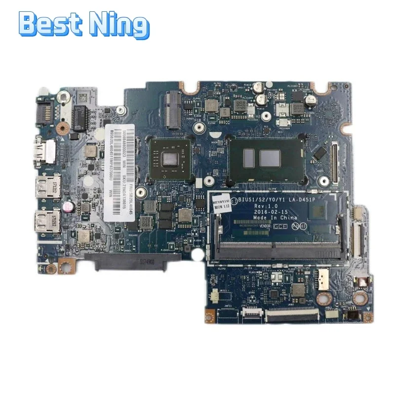 For Lenovo Yoga Flex4-1470  510S-14ISK 310S-14ISK Laptop Motherboard LA-D451P Notbook Mainboard CPU I3 I5 I7 6th DIS R5 M430 2G