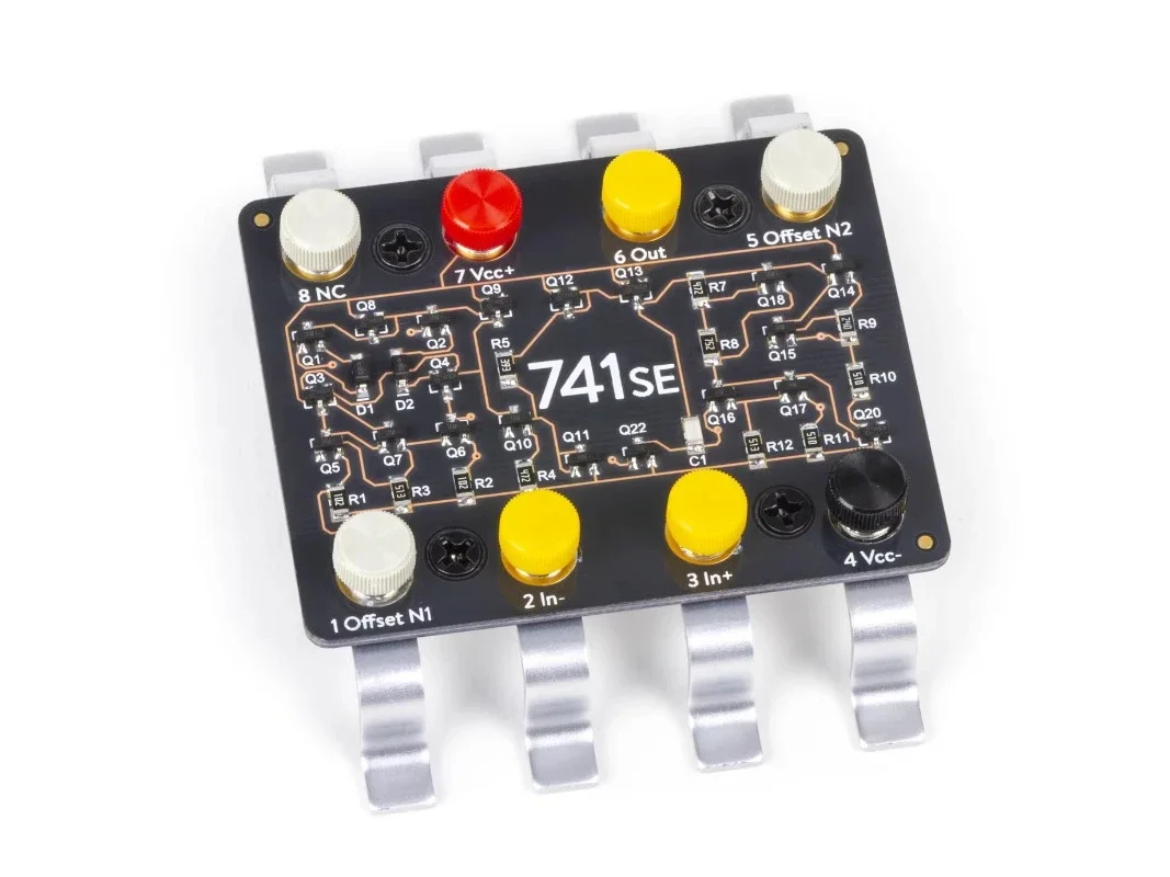 741 Learning Kit, Operational Amplifier Principle, Transistor, Fabrication, Chip, Operational Amplifier, Analog Circuit