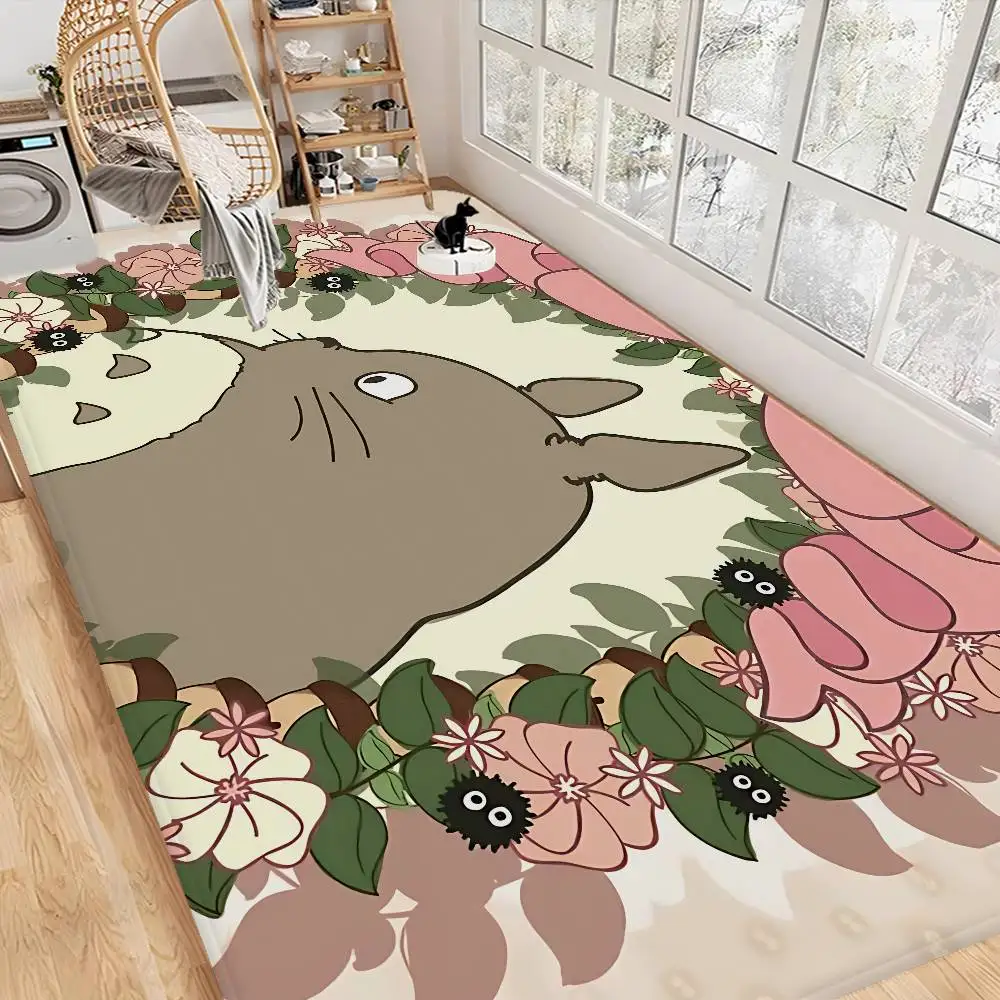 Cute Totoro Entrance Door Mat Nordic Style Bedroom Living Room Doormat Home Balcony Anti-Slip Modern Home Decor