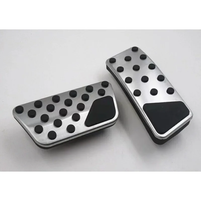 For 08-17 18-24 SUV Interior Modification Accelerator Brake Pedal Pad Stainless Steel Anti-Slip