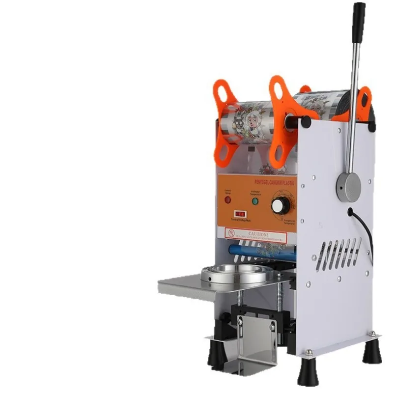 

Commercial manual beverage soy milk sealing machine milk tea sealing cup stainless steel film pressing machine high