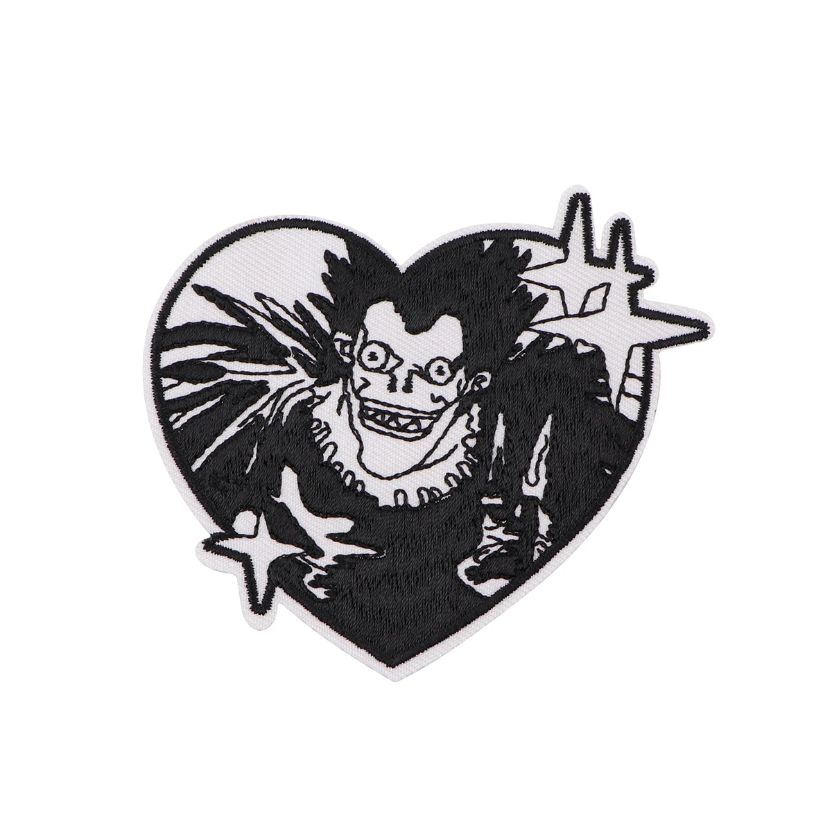 Anime Patch for Clothing Iron on Embroidered Sewing Applique Sew On Fabric Badge DIY Apparel Accessories