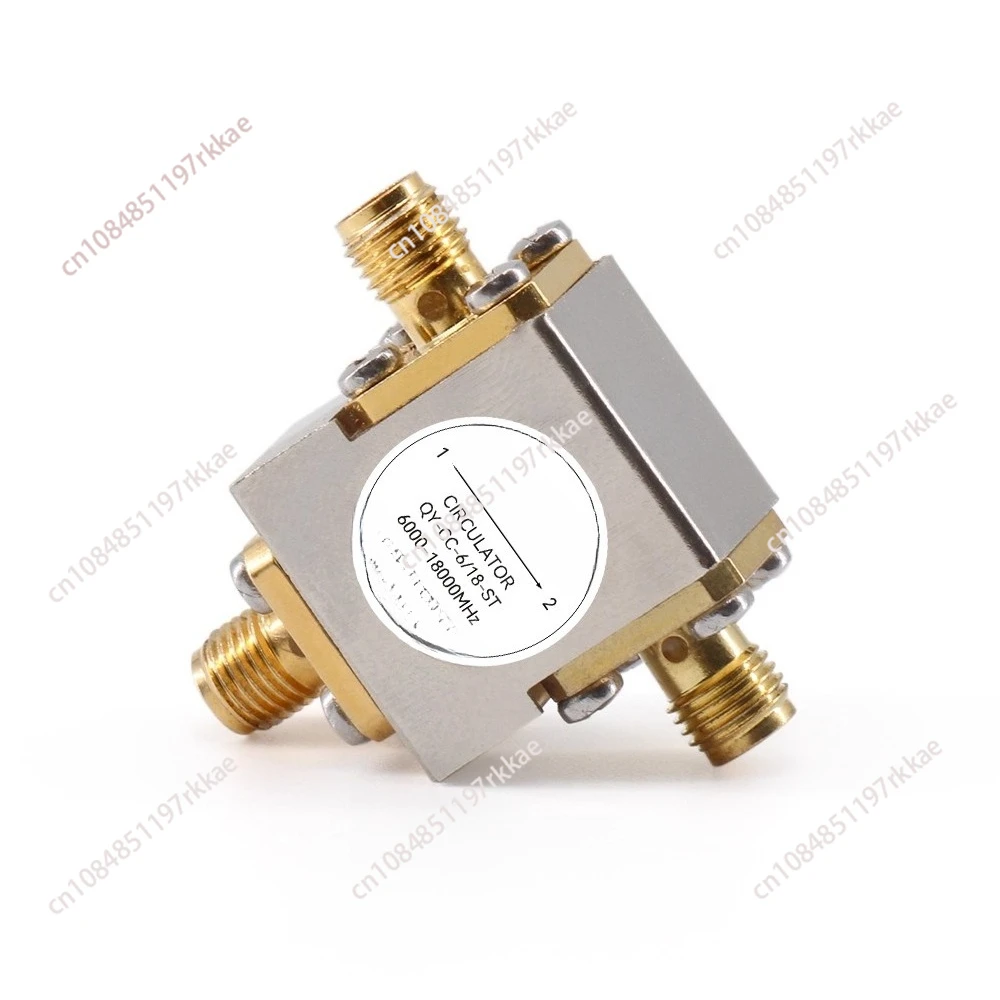 

Радиочастотный циркулятор Сигнал 6-18G с высокой изоляцией, настраиваемый коаксиальный калилятор с низкими потерями мощностью 30 Вт, изолятор,