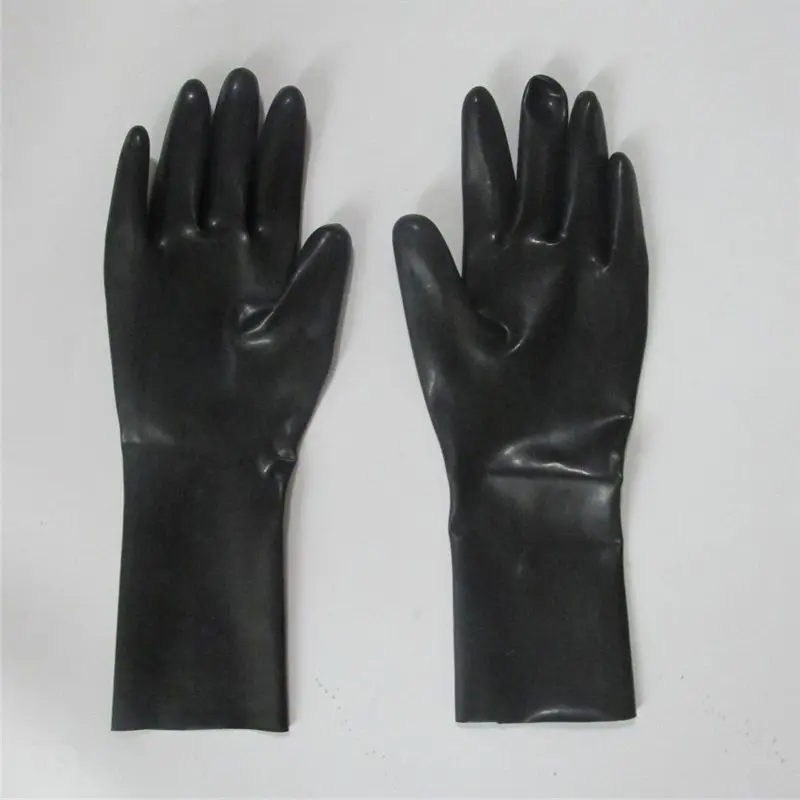 Sexy Latex Rubber Gloves Women Men Short Cosplay Gloves Costumes  Accessory S-LA033