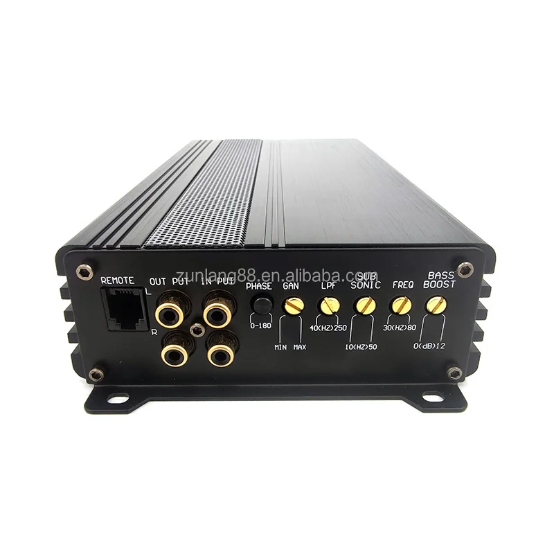 Factory OEM Car Subwoofer Speaker Amplifier RMS 600W Class D Mono Block Car Sound Korean Subwoofer Mono Amplifier