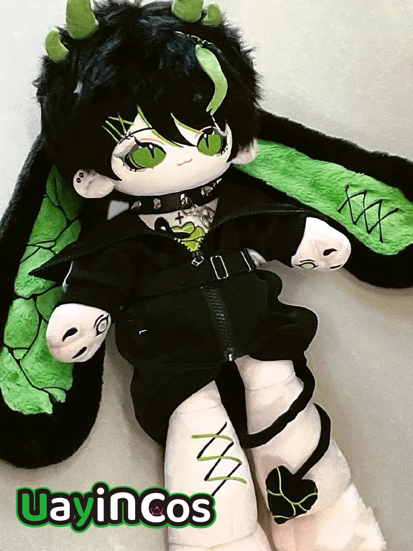 

60cm Anime Cool Guy Horn Monster ta nuo si Stuffed Long Legs Plushie Plush Pillows Cotton Doll Body Anime Figure Toy Kids Gifts