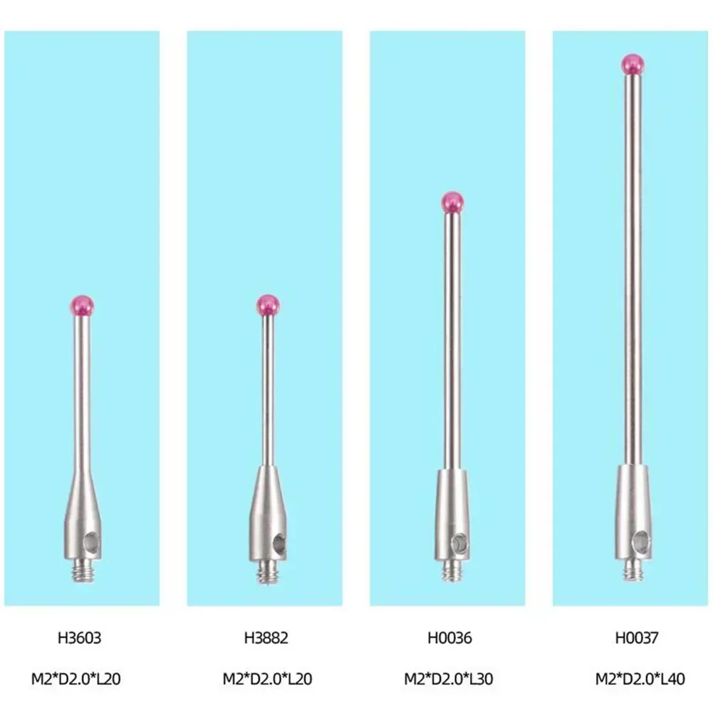 1pcs H0034 M2 Touch Probe CMM Probe Tips Steel CMM Stylus Ball Gauge Head Accessories H7805 H1345 H7806 H0033 H7808