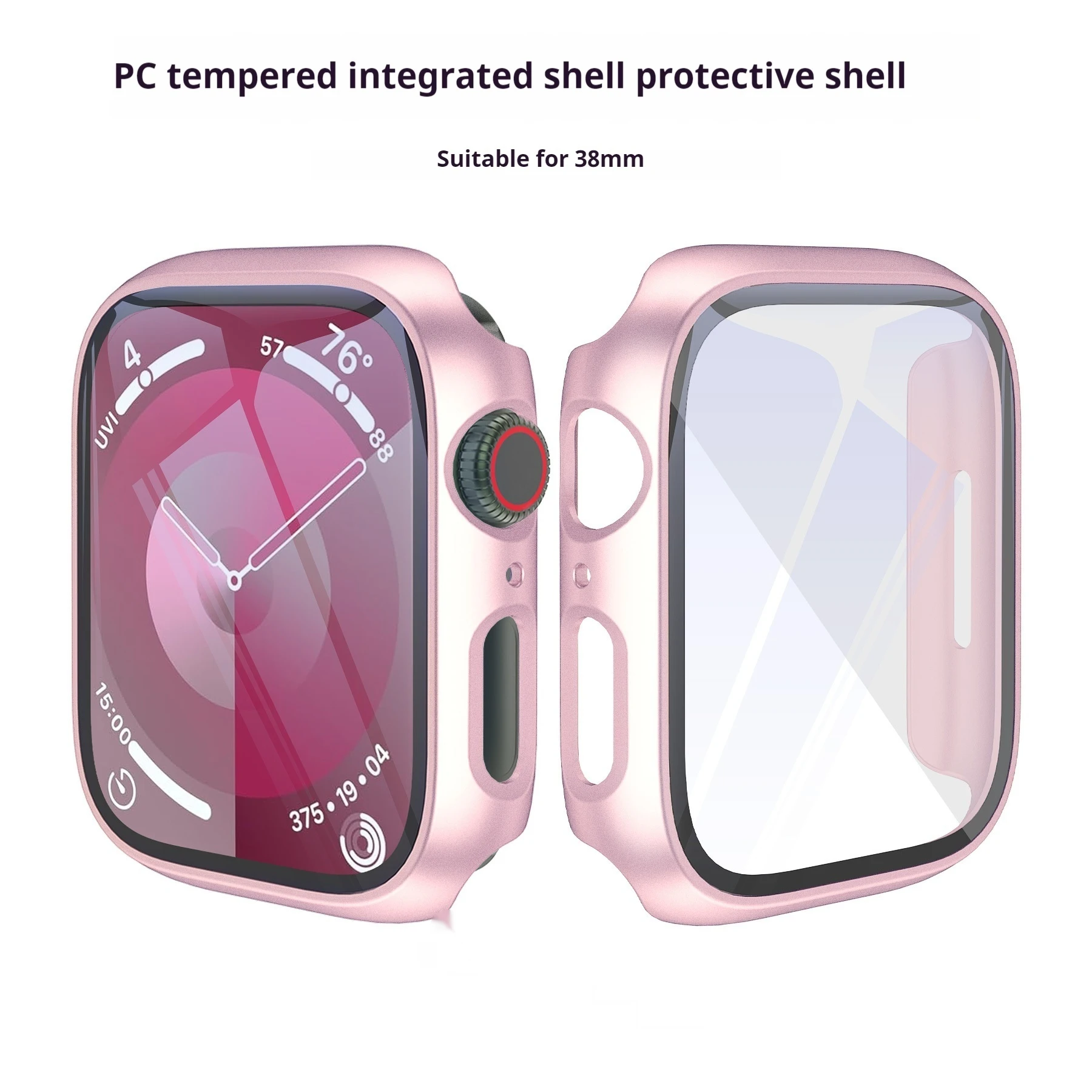 Capa protetora para Apple Watch, Oil Spray Matte Shell, Case PC integrado, adequado para Apple Watch SE-S9