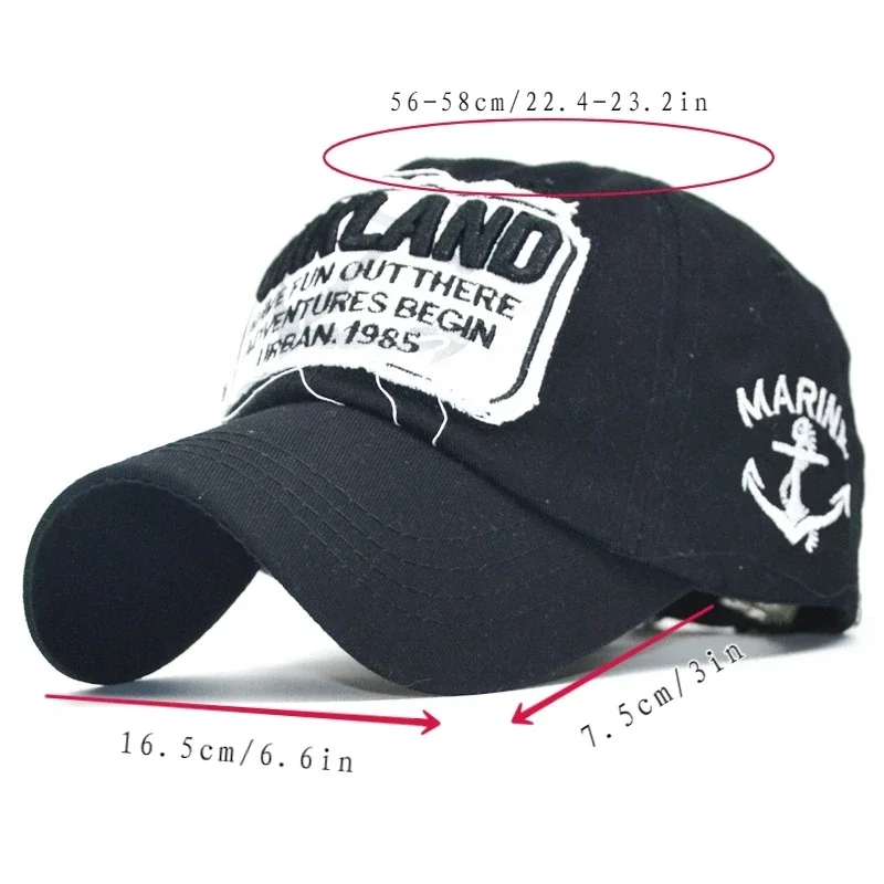 Gorra de béisbol con bordado de letras para hombre y mujer, gorro Snapback de algodón para deportes al aire libre, ajustable, Unisex, Verano