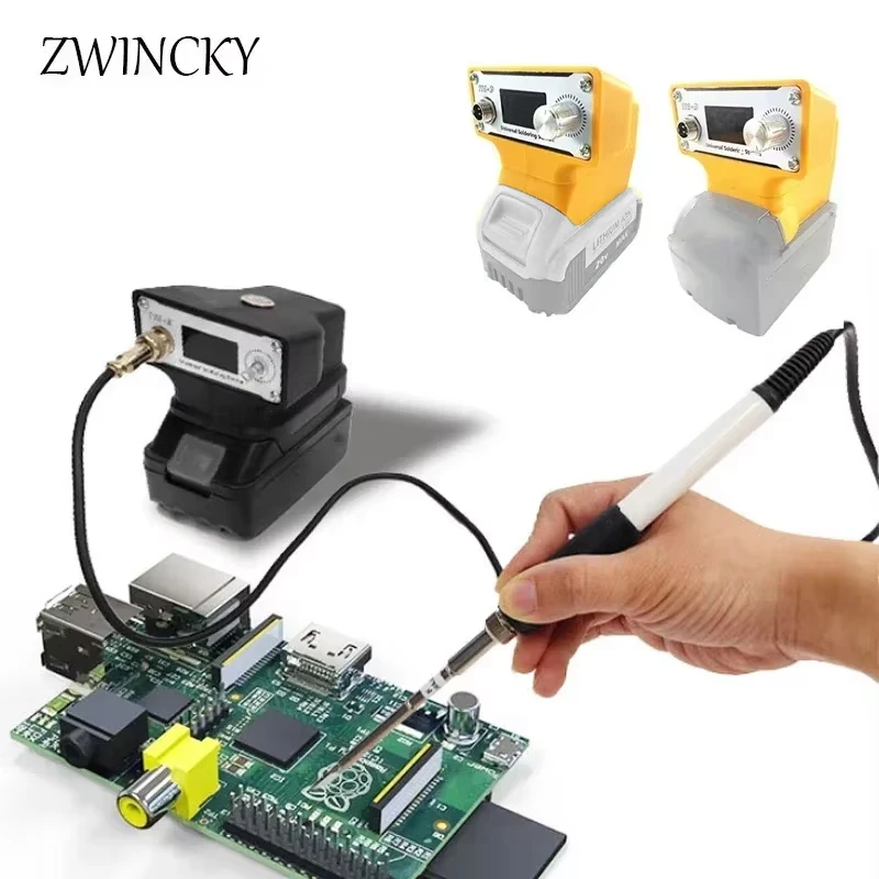 

Портативная литиевая паяльная станция, Электрический паяльник 18 в 20 в с дисплеем для Makita Dewalt Milwaukee Bosch