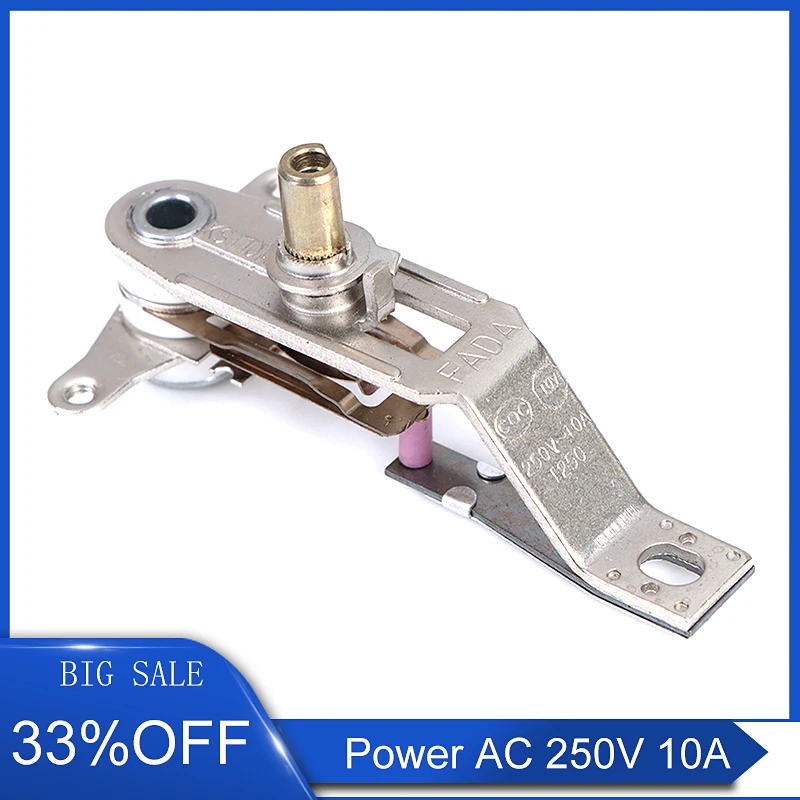 

Household Electric Iron Thermostat Thermal Control Silver Tone AC 250V 10A