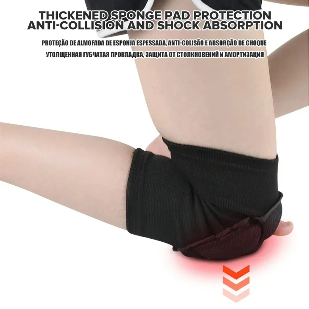 Thicken Knee Pads For Men Women Outdoor Sports Protection Knee Brace With Anti-collision Shell Sponge Breathable Knee Support