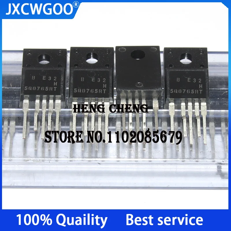 10PCS 100% New Original KA5Q0765RTHYD 5Q0765RT KA5Q0765RTHYDTU  TO-220F