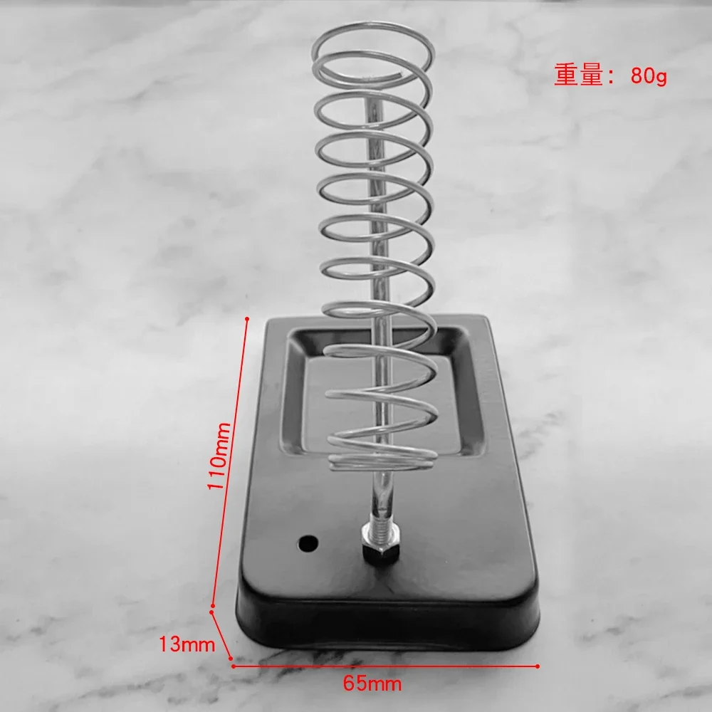 Soldering Iron Stand Portable Holder Soldering Tin Stand with Welding Cleaning Sponge Electric Soldering Iron Accessories image 4