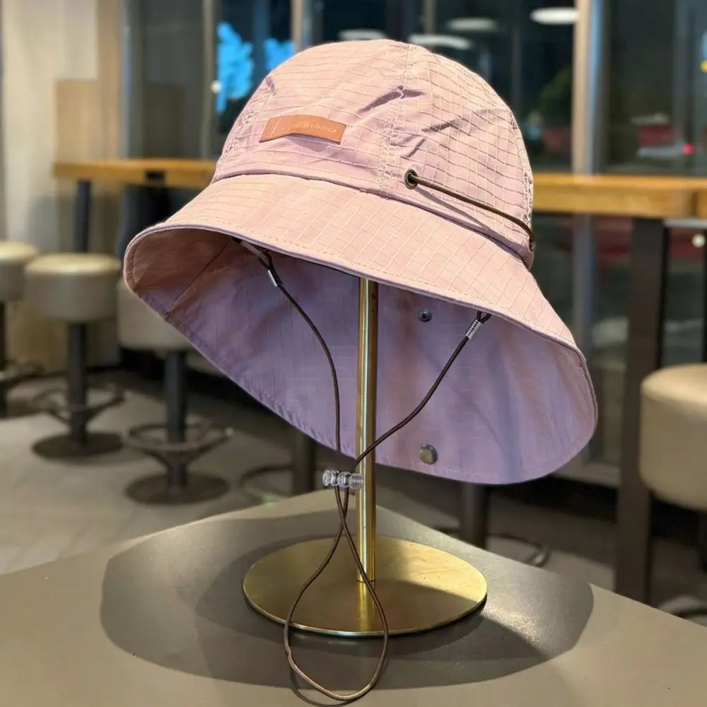 Breathable Outdoor Sun Hat Wide Brim Fishing Bucket Cap Unisex Summer Hiking Camping Travel Protection Adjustable Gear
