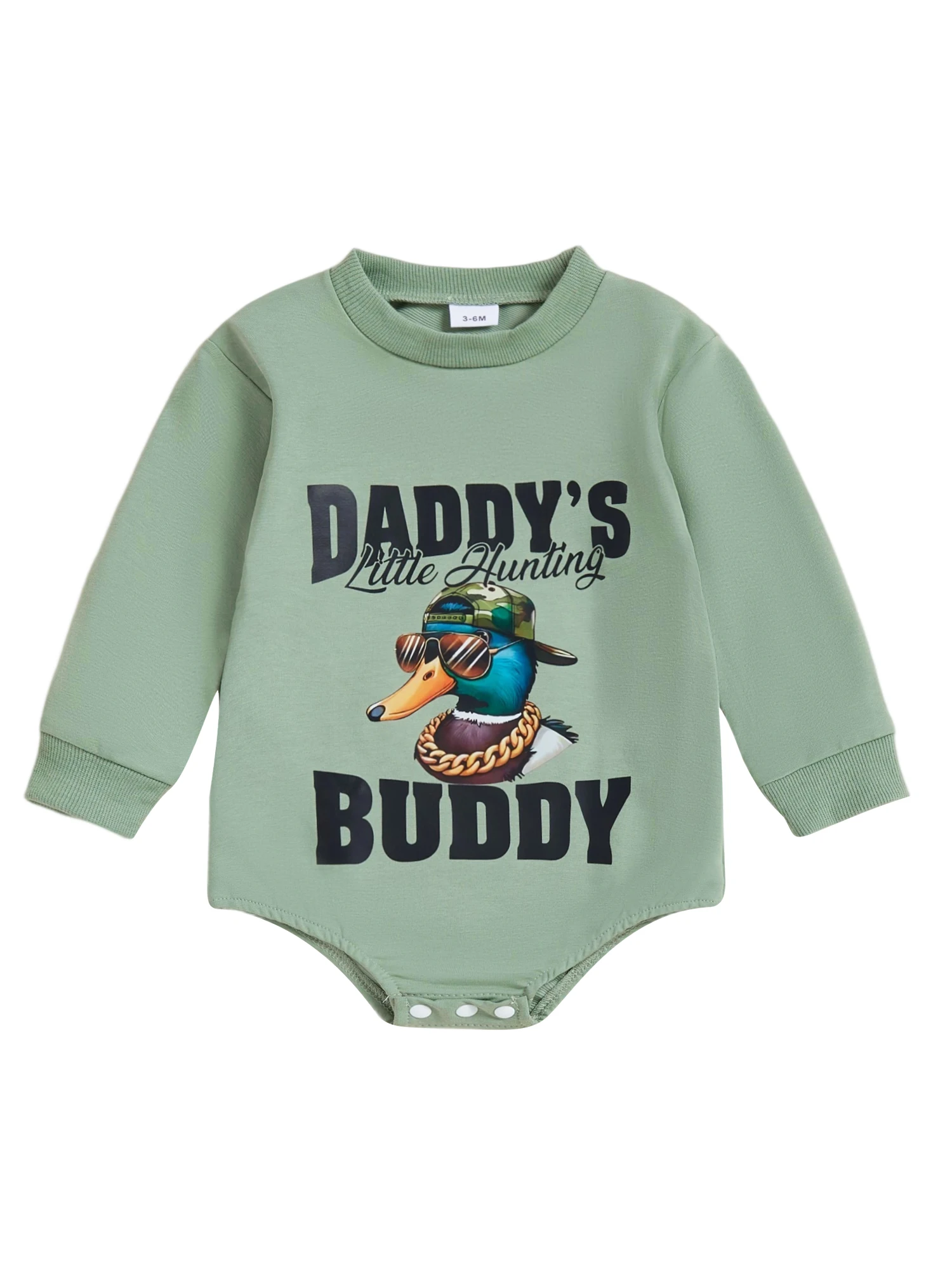 

Комбинезон для маленьких мальчиков. Стильное боди с круглым вырезом и длинными рукавами с милым животным принтом для повседневной носки осенью.