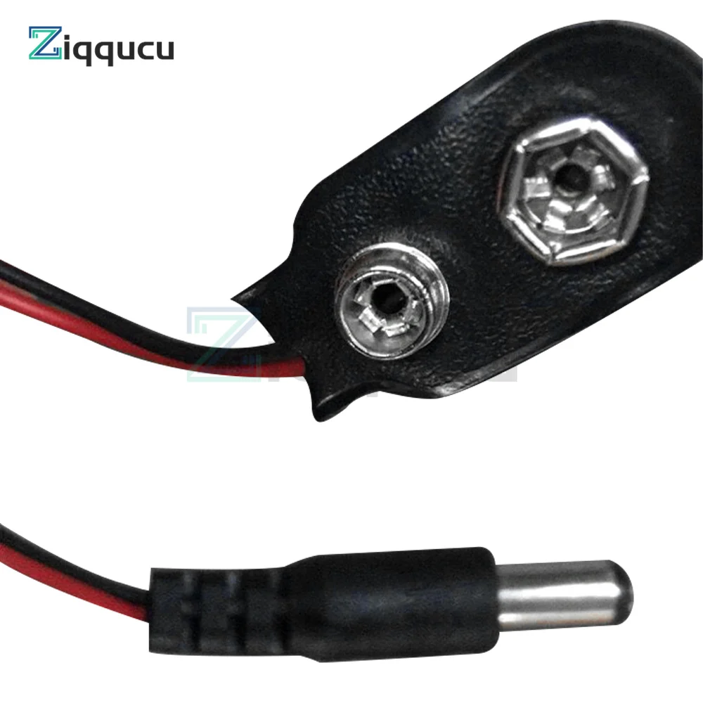 9V Battery Button Power Cable Battery Buckle Snaps Power Cable Connector DC For DIY Jack Connector