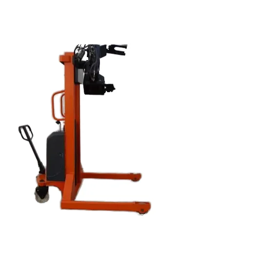 Semi-Automatic Paper Roll Stacker Lifter and Rotator Forklifts