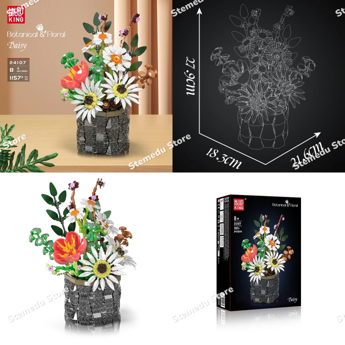 MOULD KING Orkide Bambu Krizan - Solar System Model incelemesi ve fiyatı