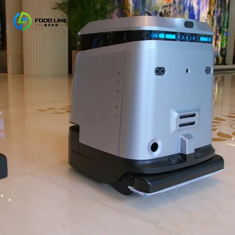 Commercial All-Purpose Robotic Floor Cleaner - Sweeping/Vacuuming/Scrubbing/Dusting, Auto Recharge for Offices