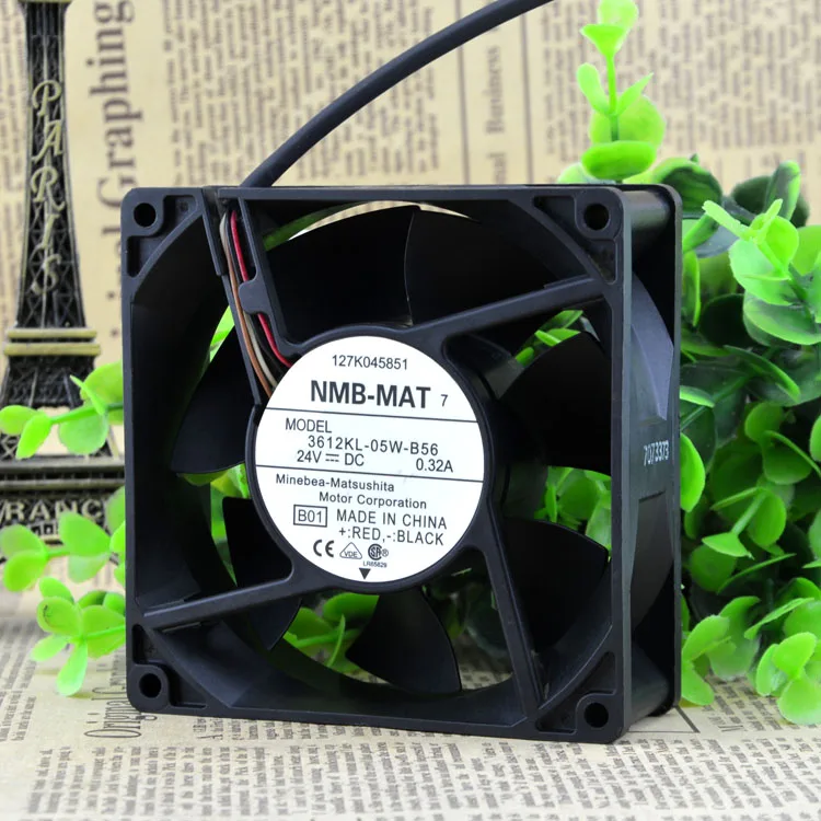 NEW ORIGINAL 3612KL-05W-B56 24V 0.32A 9032 90*90*32mm 9cm COOLING FAN