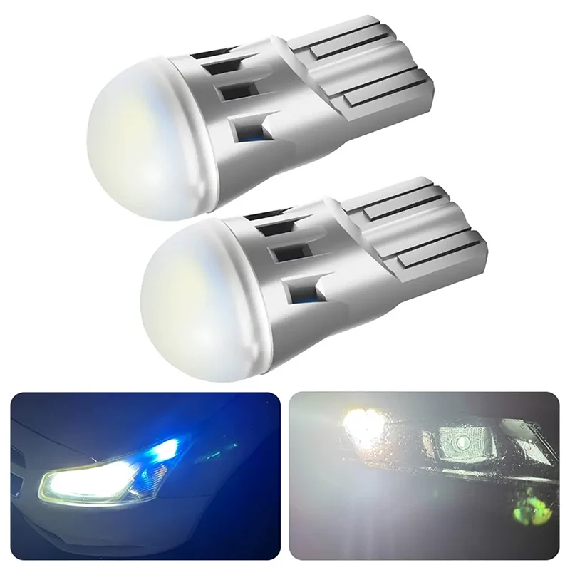 

2 шт. светодиодная лампа Canbus T10 3030 1000LM лампа номерного знака 12 В 7500 К внутреннее освещение автомобиля светодиодные чипы сигнальная лампа
