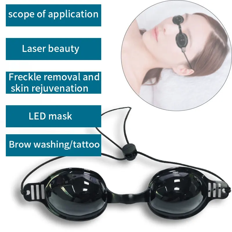 IPL Beauty Goggles Eye Protection Patient Protective Goggle Laser Safety Glasses for IPL LED UV Lamp Treatment