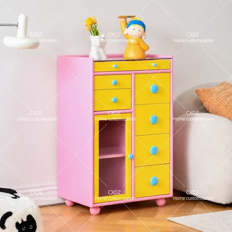 Floor Standing Jewelry Armoire with Drawers Large Capacity Storage Cabinet for Bedroom Home Organization Display Locker