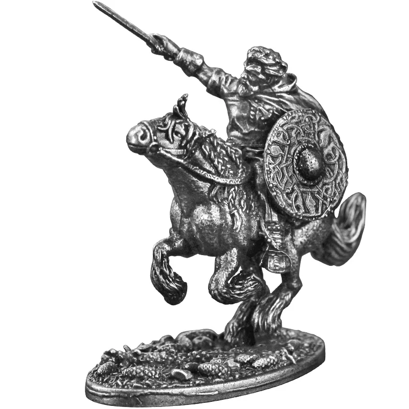 Modèle de soldat du Corps de cavalerie, figurines d'action militaires en métal, intérieur de voiture de bureau, accessoires d'ornement miniatures, pièce de jeu de société