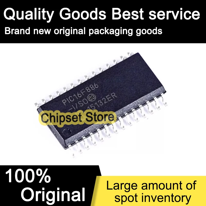 

PIC16F886-I/SO PIC16F886 I SO SOP 100% Brand new