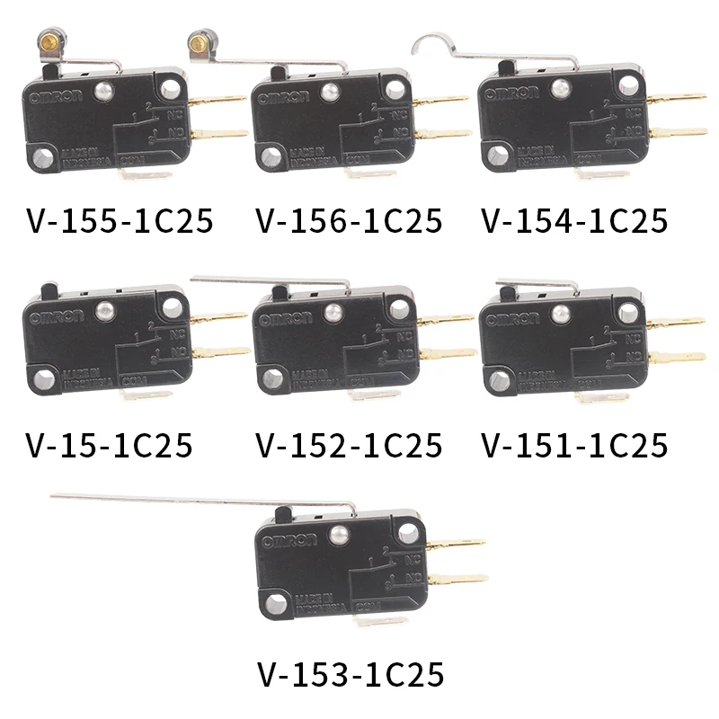 The Micro Switch Travel Switch Limit Switch V-15 V-152 V-153 V-154 V-155 V-156-1c25 10A250V