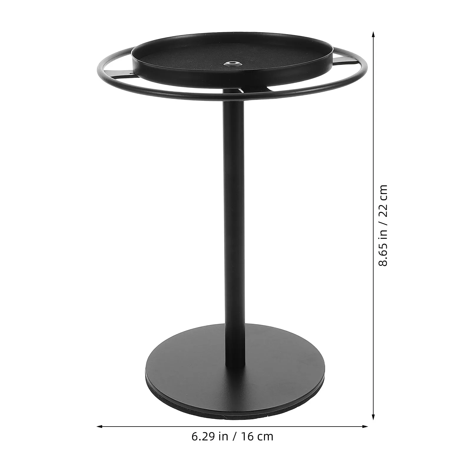 Minimalist Metal Eyeglass Organizer Functional Desktop Glasses Holder Stand with Built-in Tray for Eyewear Display Sunglass