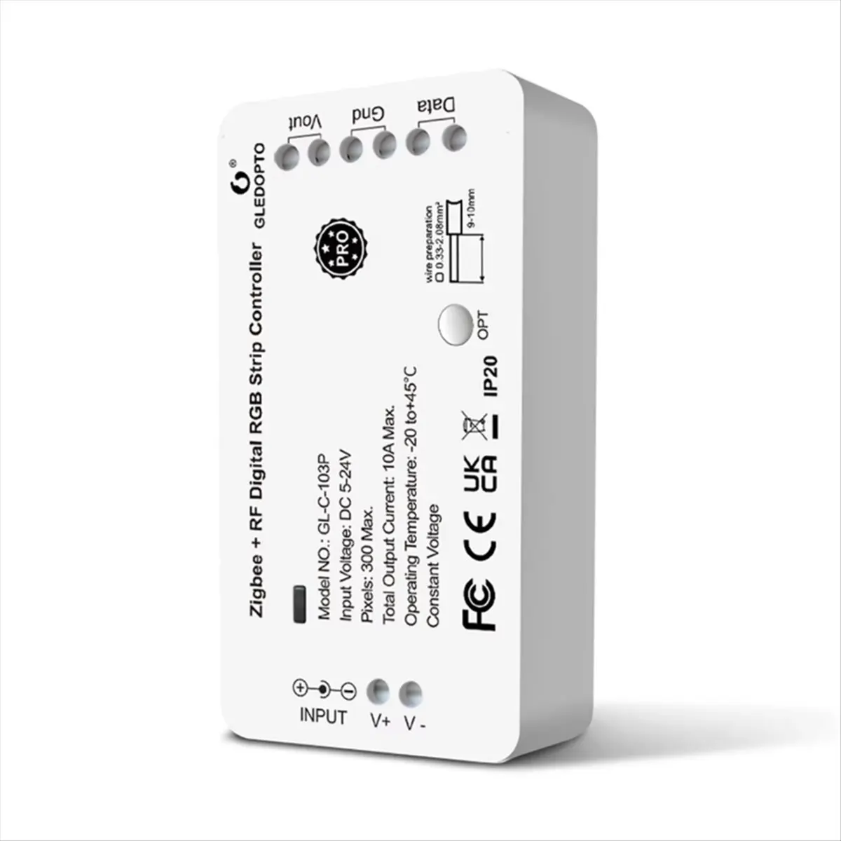 ☶❈＊♥AC1466- RGB IC LED Strip Controller WS2811 WS2812 Addressable Digital Light Control Dynamic Lighting Hub 9 Effects