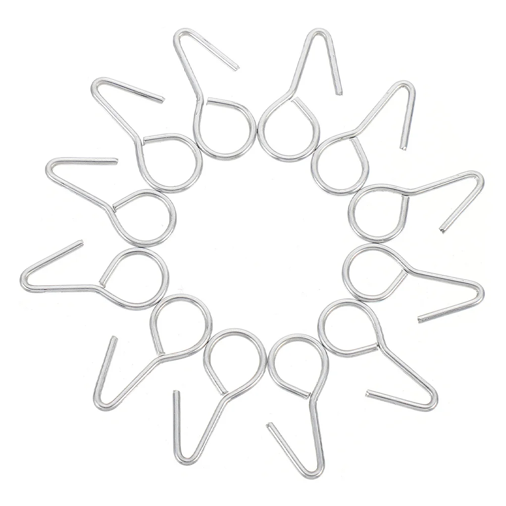 

50Pcs S Type Metal Hooks Secure Car Seat Covers Easy Install No Tools Needed for Boat Automotive Seat Pad Hanger Use