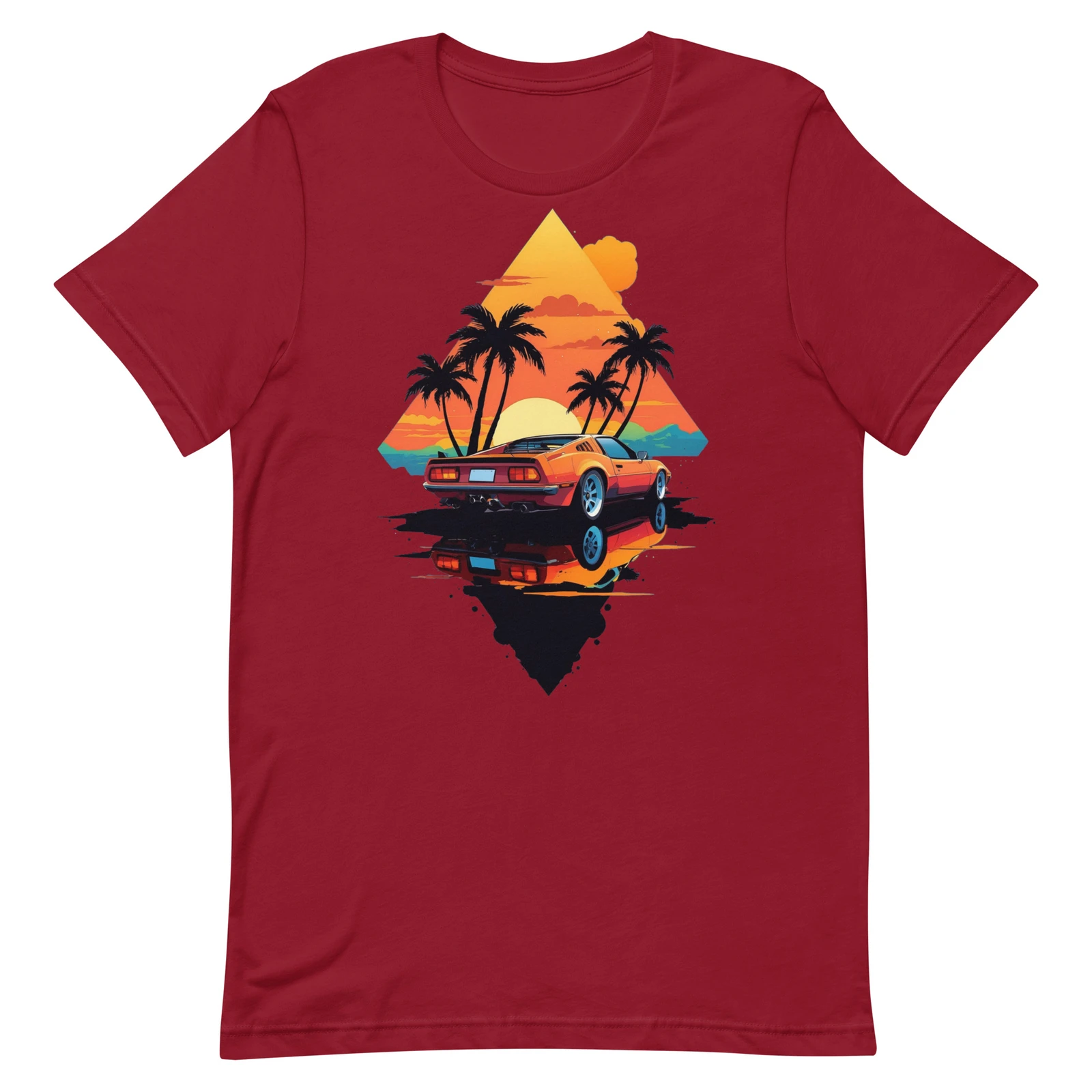 Exotic Car Sunset Unisex t-shirt