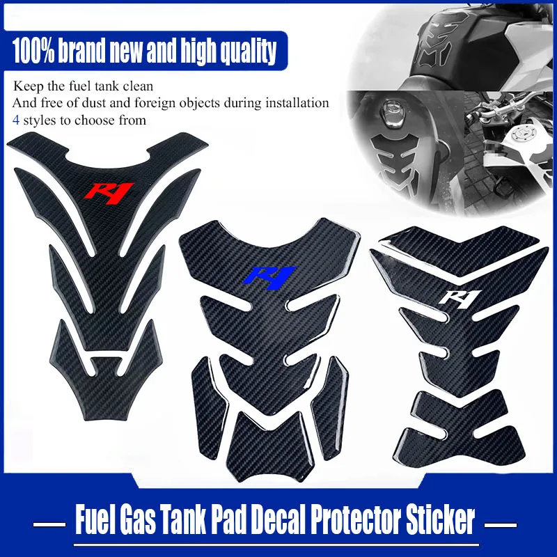 

Motorcycle Tank Pad Protector Decal Stickers for Yamaha R1 R1M YZF-R1 Tank