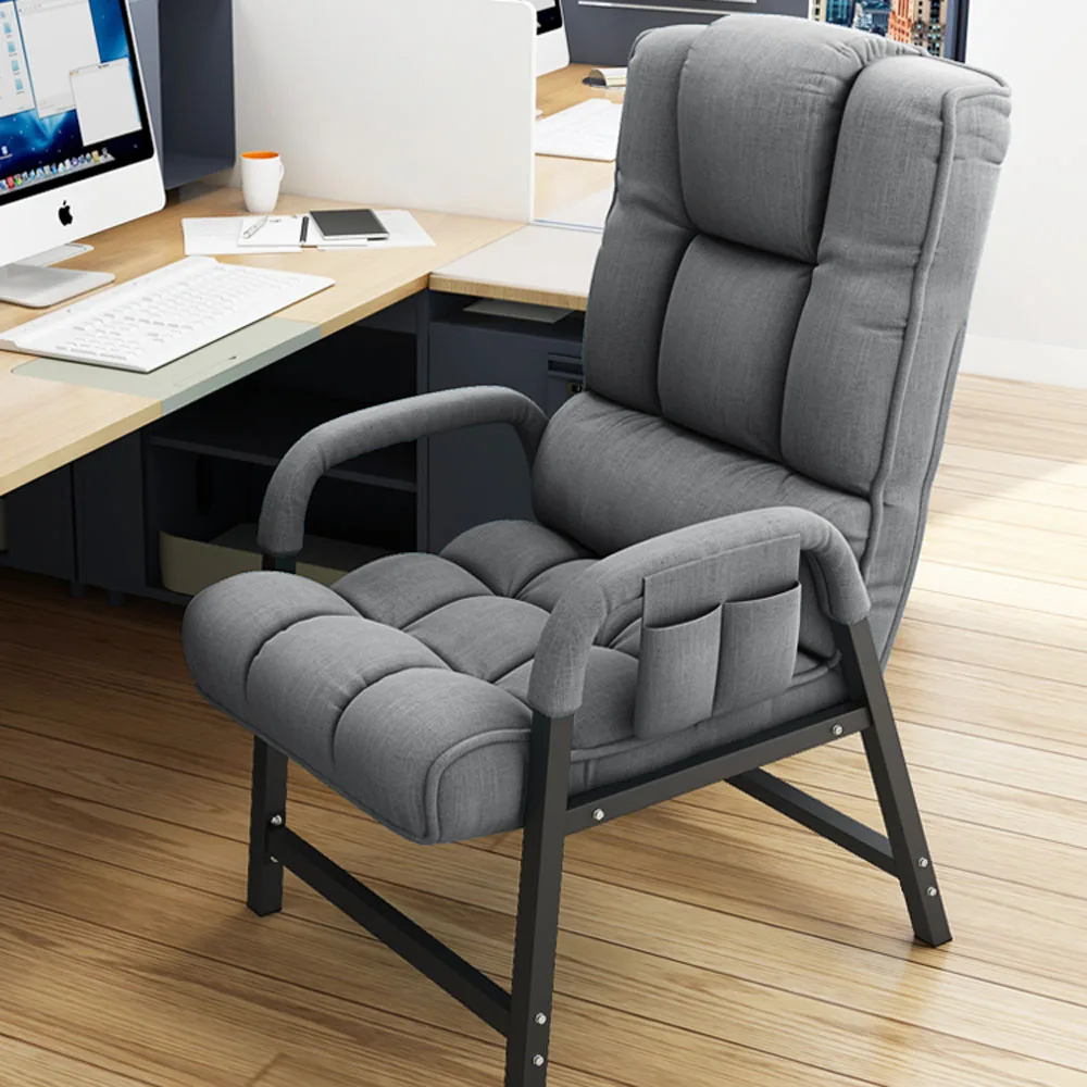 Fauteuil inclinable pliant au design ergonomique, chaise à dossier pour la pause déjeuner, canapé paresseux, meubles de salon, ménage, lit