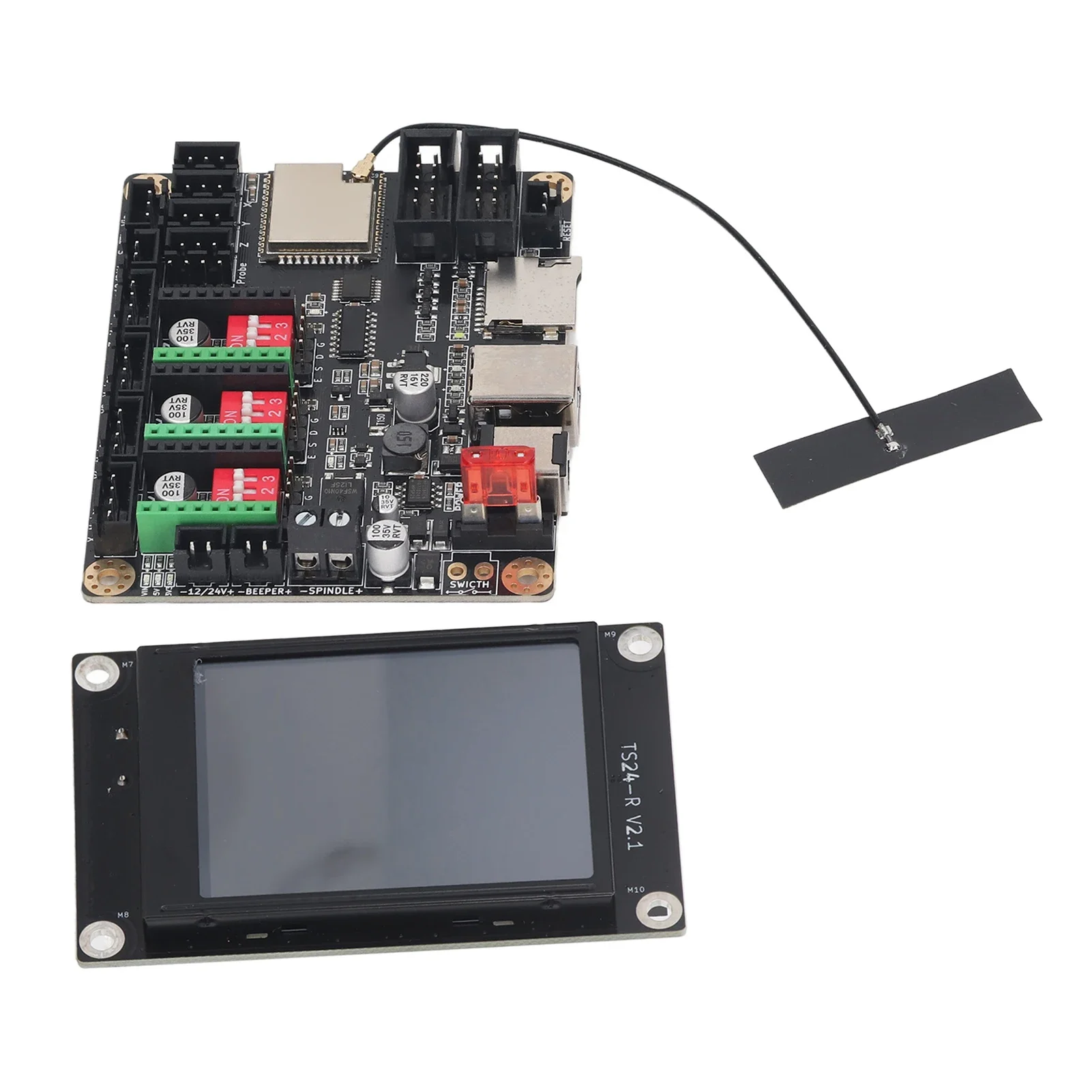 Laser Engraving Machine Main Board 32 Bit for MKS DLC32 V2.1 Control Board with WIFI 2.4 Inch Touch Screen 12 to 24VDC