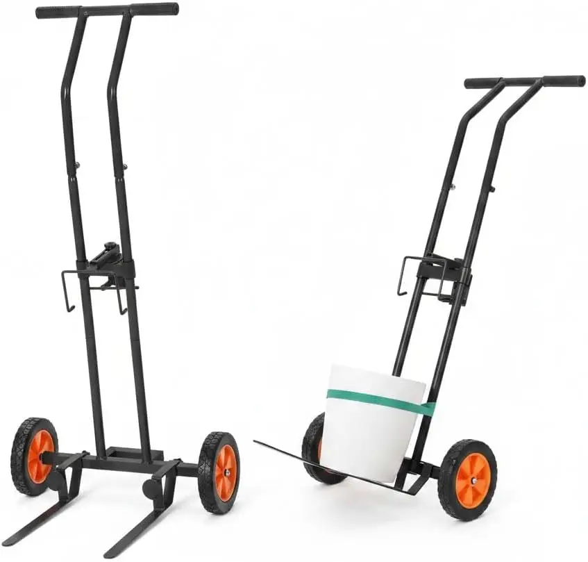 175 Pound Capacity Heavy Duty Plant Moving Dolly With Adjustable Grabbing Arms Securing Straps Wheeled Cart For Large Potted Plants Indoor Outdoor Workshop Use
